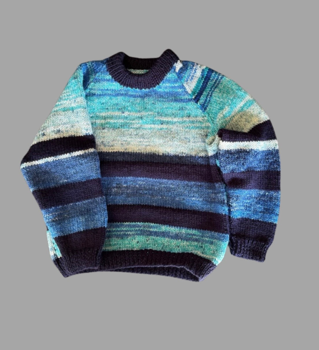 RAINBOW BLUE PULLOVER