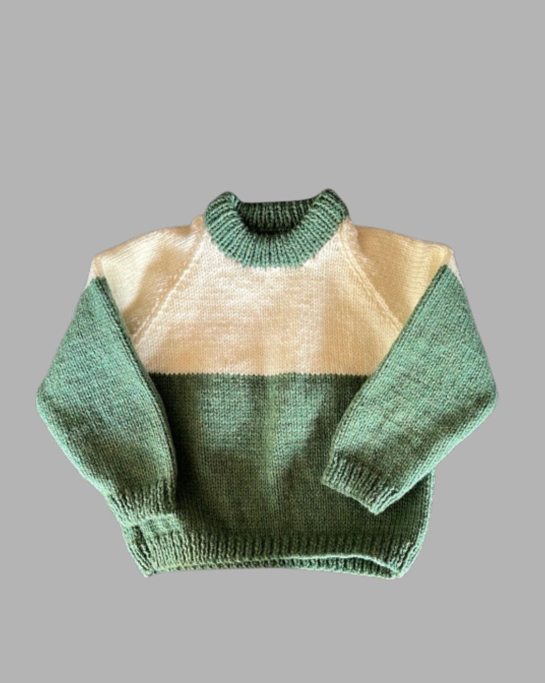 OLIVE & CREAM PULLOVER