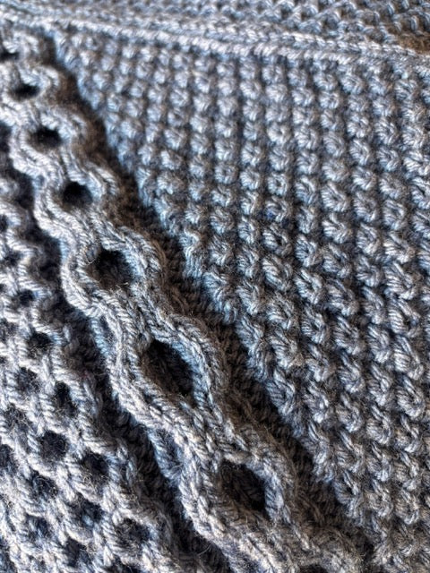HONEYCOMB BLUE PULLOVER