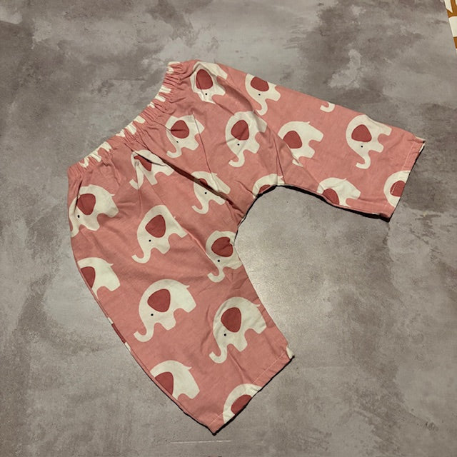 PINK ELEPHANT HAREM PANTS