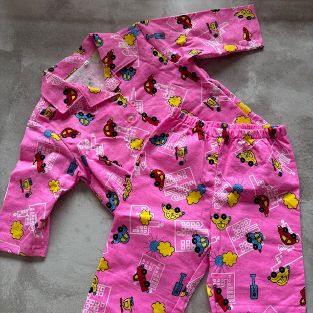 PINK CAR PJ SET