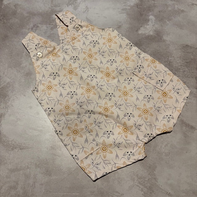 FLORAL PATTERNED CHARLIE DUNGAREE