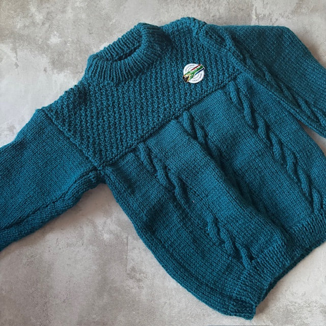 JEWEL BLUE PULLOVER