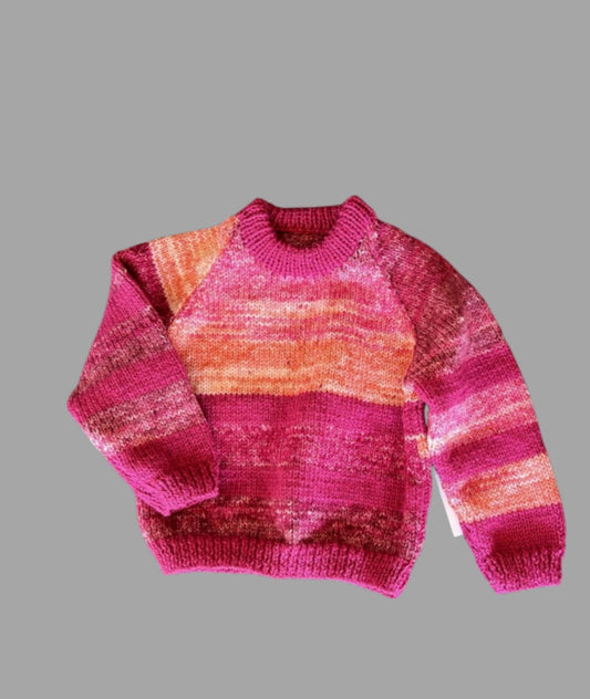 PINK RAINBOW PULLOVER