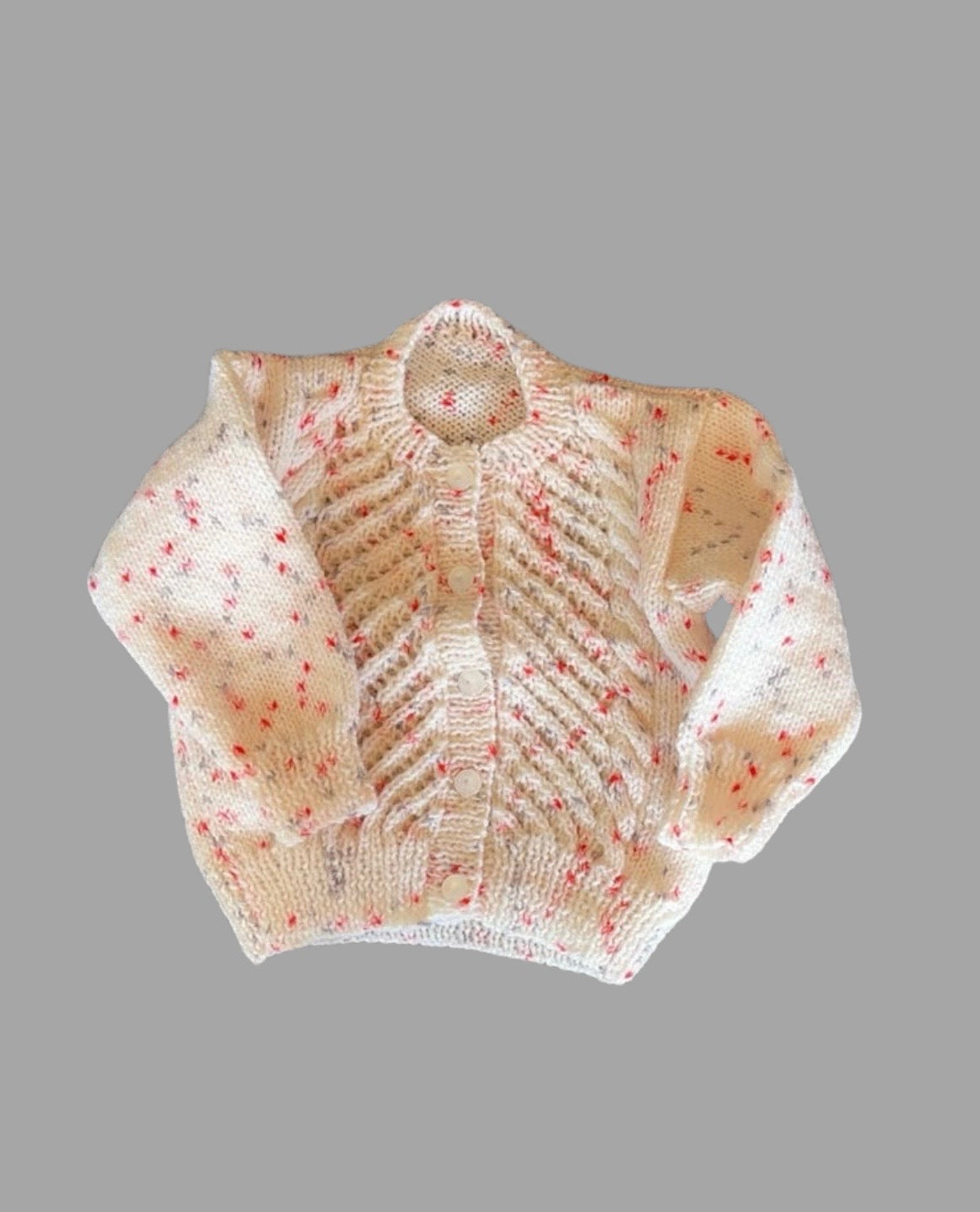 RED SPECKLE PULLOVER