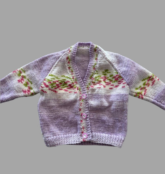 LILAC GARDEN CARDI