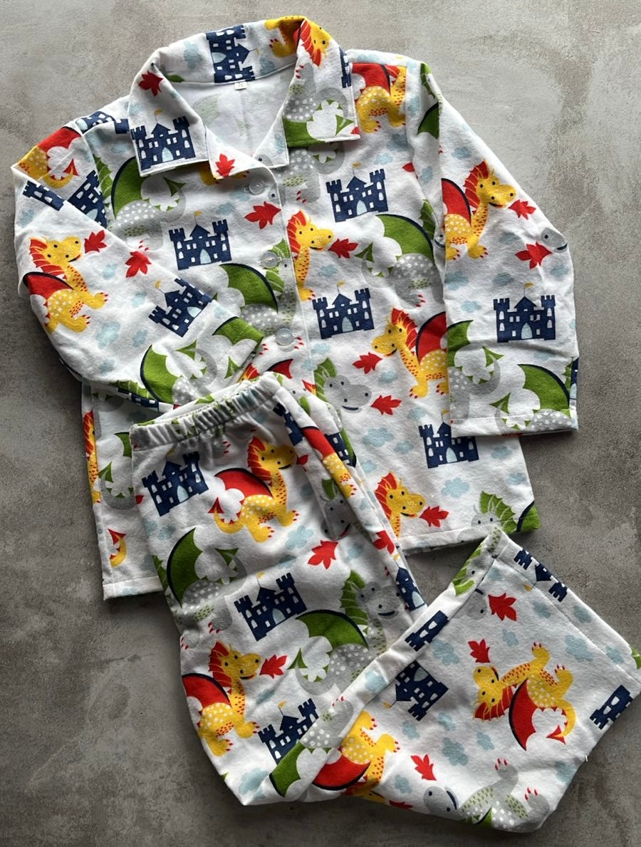 DRAGON WINTER PJ SET