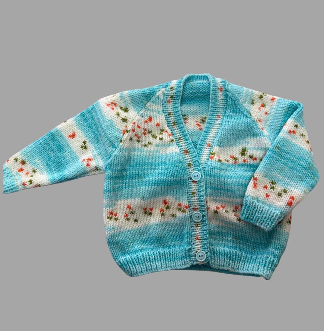 BLUE GARDEN CARDI
