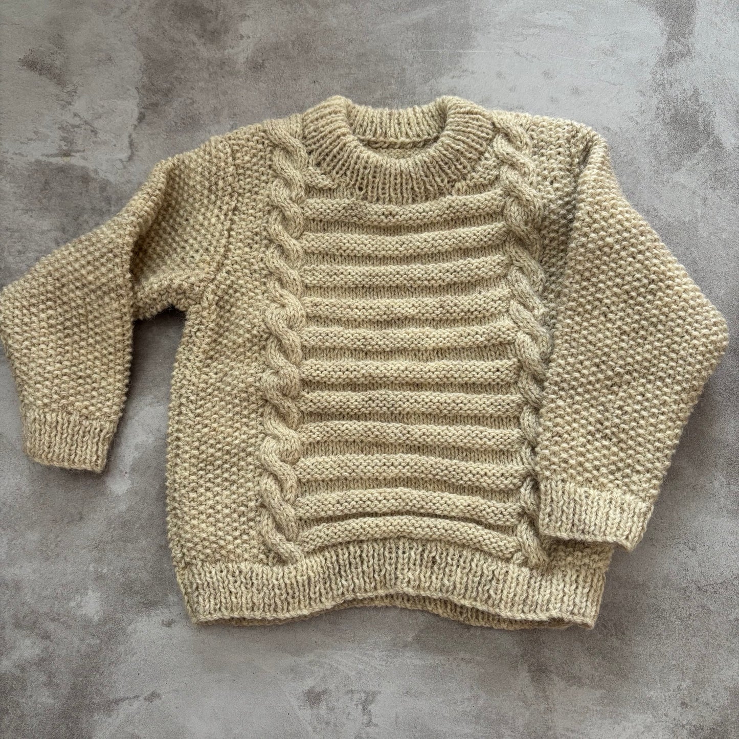 TEXTURED KNITTED PULLOVER