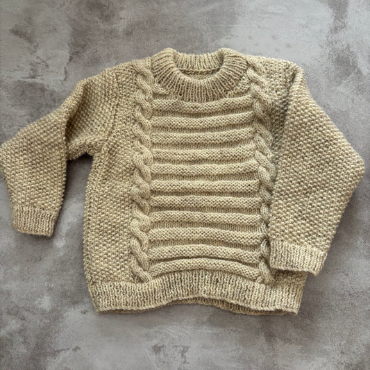 TEXTURED KNITTED PULLOVER