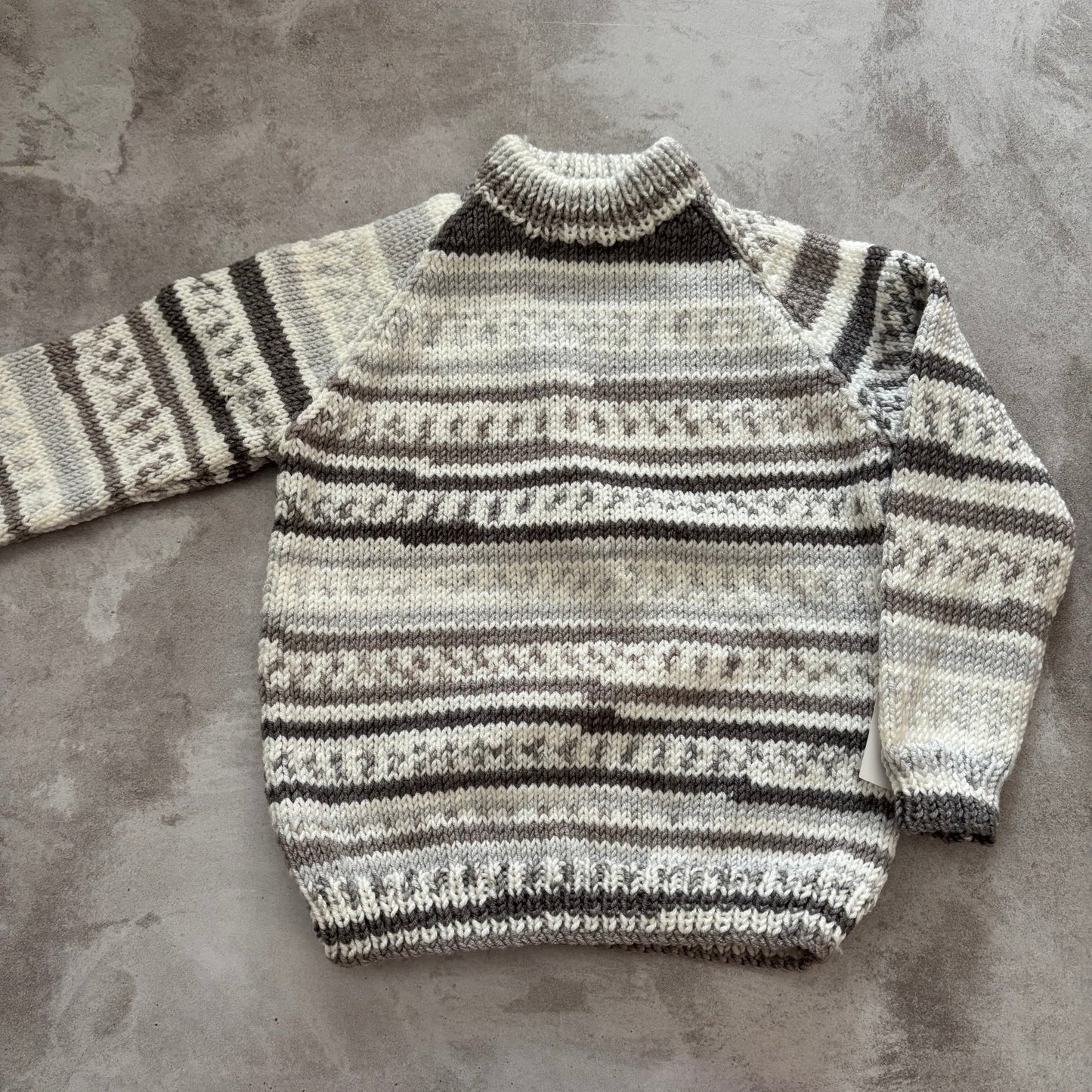 MULTICOLOUR GREY PULLOVER