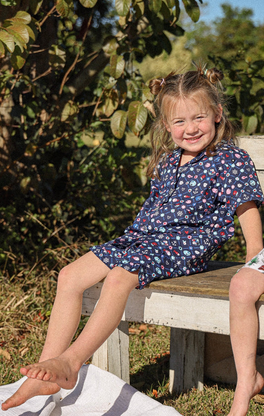 NAVY SEA PJ SET
