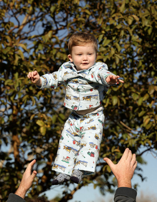 DOGGIE FIREMAN LONG PJ SET