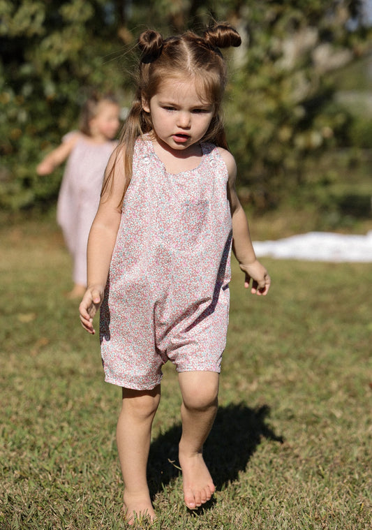 PASTEL FLORAL CHARLIE DUNGAREE