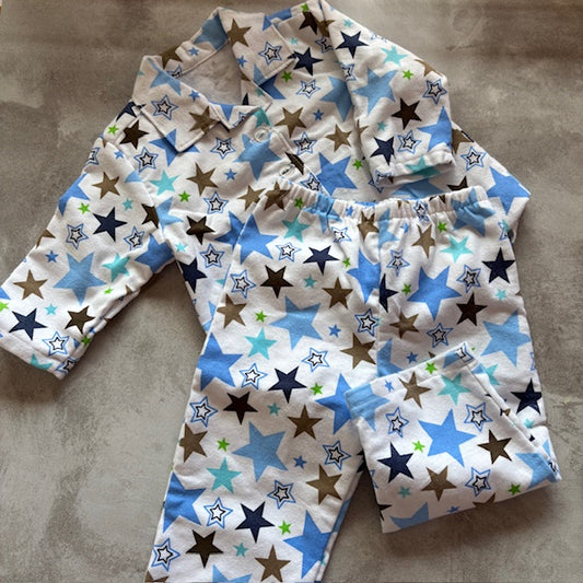 BLUE STARS PJ SET